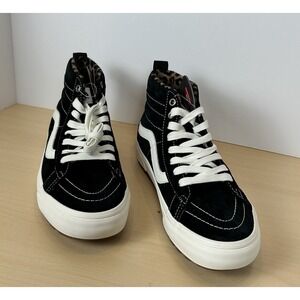 Vans Sk8-Hi MTE-1 Black Leopard Suede Shoes Boots New w/tags